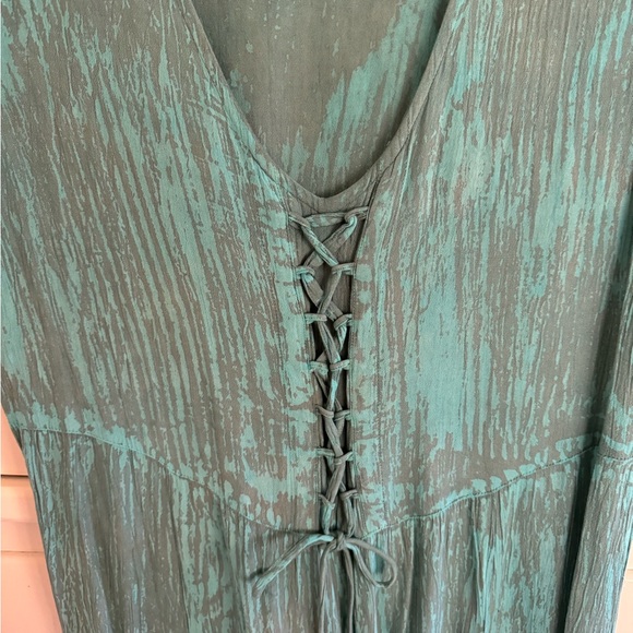 Sacred Threads OS M L  Lace Down Bodice Asymmetrical Hem Dress - Picture 4 of 4